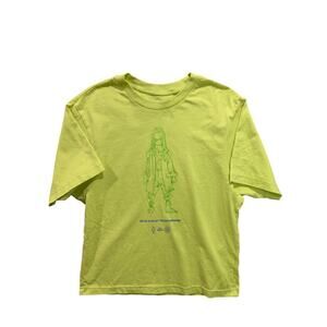XS Uniqlo UT Billie Eilish Takashi Murakami Womens Tshirt Chartreuse